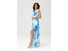 Denní šaty SUK0477 modro-bílé - Roco Fashion 6
