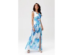 Denní šaty SUK0477 modro-bílé - Roco Fashion 7