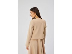 Dámské sako S368 béžové - Stylove 2