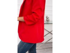 Elegantní dámské sako Lapels červené - Koucla 3