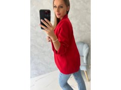 Elegantní dámské sako Lapels červené - Koucla 4