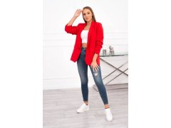 Elegantní dámské sako Lapels červené - Koucla 6
