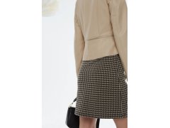 Elegantní koženková bunda JAC0400 béžová - Monnari 4