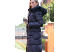 Dámský kabát Coat BLH220027FXR tmavě šedý -. PERSO 3