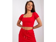 Dámské tričko TOP RV TS 7538.12P Červená - Rue Paris 1