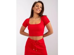 Dámské tričko TOP RV TS 7538.12P Červená - Rue Paris 4