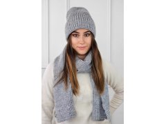 Set čepice a&nbsp;šála K.23.230.06 šedý - Kamea 1