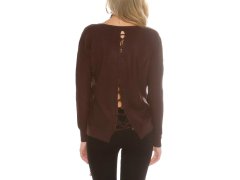 Trendy svetr 8507 se šňůrkami - Koucla 2