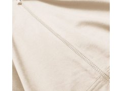 Dámská rozepínací mikina v&nbsp;barvě ecru 68W08- J.Style 2