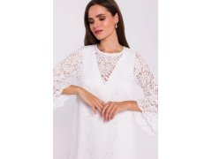 Dámské šaty S380 krémové - Stylove 2