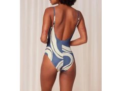 Dámské jednodílné plavky Summer Allure OP 01 modré/ecru - Triumph 4