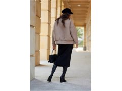 Dámská bunda KUR0027 hnědá - Roco Fashion 2