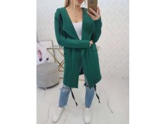 Zateplená bunda s&nbsp;kapucí 69413 tmavě zelená - Kesi 1