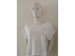 Dámské tričko UW0UW03632 YBR bílé - Tommy Hilfiger 3