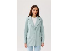 Dámské sako ZAK0016 sv.tyrkys - Roco Fashion 2
