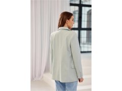Dámské sako ZAK0016 sv.tyrkys - Roco Fashion 3