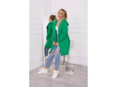 Zateplená mikina s&nbsp;kapucí 21622 zelená - Kesi 2