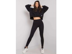 Dámské legíny RV LG 7324.63 Černá se zlatou - Rue paris 1