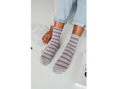 Dámské ponožky 0200-162 pruhované - Milena 3