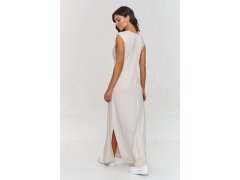 Denní šaty M873 béžové - Makadamia 1