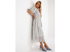 Dámské šaty LK SK 508963 1.38 Bílá s&nbsp;černou - Lakerta 3