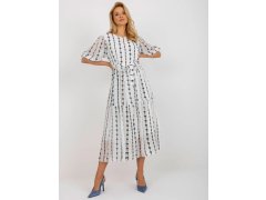 Dámské šaty LK SK 508963 1.38 Bílá s&nbsp;černou - Lakerta 8