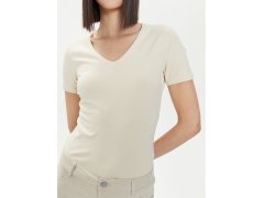 Dámské Slim fit tričko 4FWSS25TTSHF1990 11S Ecru - 4F 1