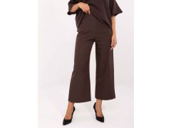 Dámské kalhoty IT SP FL9068.96 Tmavě hnědá - Rue Paris 3