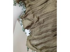 Dámská šála Leni 777 khaki - FPrice 1