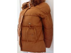 Dámská zimní bunda BX4195.57 písková - FPrice 1