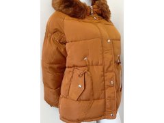 Dámská zimní bunda BX4195.57 písková - FPrice 2