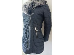 Dámská zimní bunda s kožíškem LD-5520 černá - Goodlooking 2