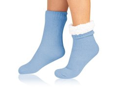 Extrémně teplé ponožky EXTRA WARM SOCKS Světle modrá - BELLINDA 1