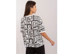 Dámská halenka LK BZ 509697.27 Ecru s&nbsp;černou - FPrice 1