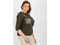 Dámská halenka EM BZ HW 20 478.42P Khaki tmavě zelená - FPrice 3