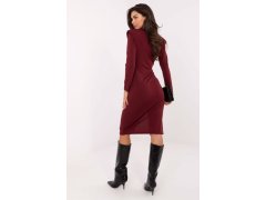 Dámské šaty model 220449 Vínová - Rue Paris 2