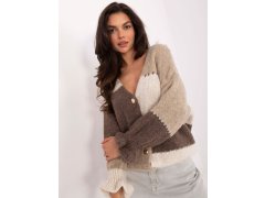 Dámský svetr MI SW 0903.87 Béžovohnědý s&nbsp;ecru - FPrice 3