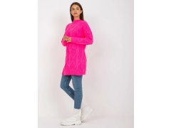 Dámský svetr 8012.88P fluo růžový - FPrice 2