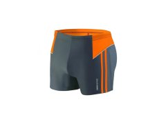 Plavecké boxerky 384 šedo-oranžové - Sesto Senso 1