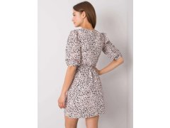 Dámské šaty LK SK 508079.47P Pudr růžová vzor - Lakerta 7