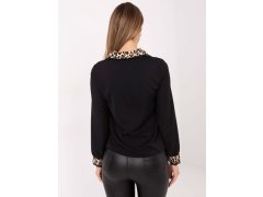 Dámská halenka KS 4225.35 černo-hnědá - FPrice 2