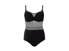 Dámské jednodílné plavky Self S 964 V2MO8 Monte Carlo 8 černé - Self 1