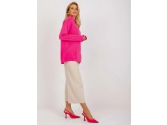 Dámský svetr LC SW 2261 .00P fluo růžová - FPrice 2