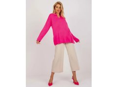 Dámský svetr LC SW 2261 .00P fluo růžová - FPrice 5