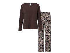 Dámské pyžamo Boho hnědé - Momenti Per Me 2