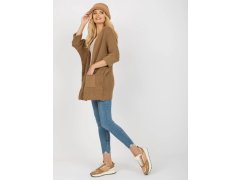 Dámský kardigan 3002.98P tmavě hnědý - FPrice 1