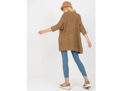 Dámský kardigan 3002.98P tmavě hnědý - FPrice 3