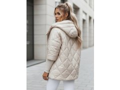 Dámská přechodná bunda TY4856 krémová - Dstreet 3