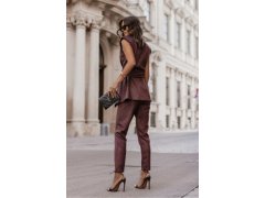 Dámské kalhoty Kiara model 218577 hnědé - LaBalancia 1