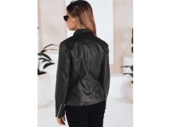 Dámská kožená bunda TY5202 černá - FashionStreet 2